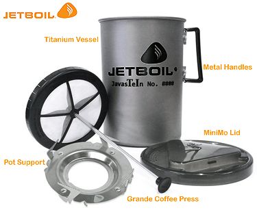 JETBOIL Javastein Titanium French Coffee Press