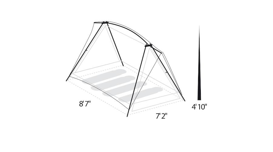Dimensions of the on the Timberline 4