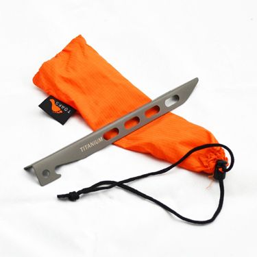 TOAKS Titanium Larger V-shaped Tent Stakes