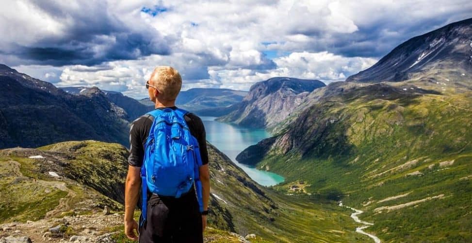 person enjoying the view