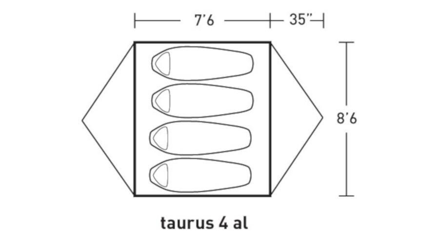Floor Plan on the Taurus AL 4