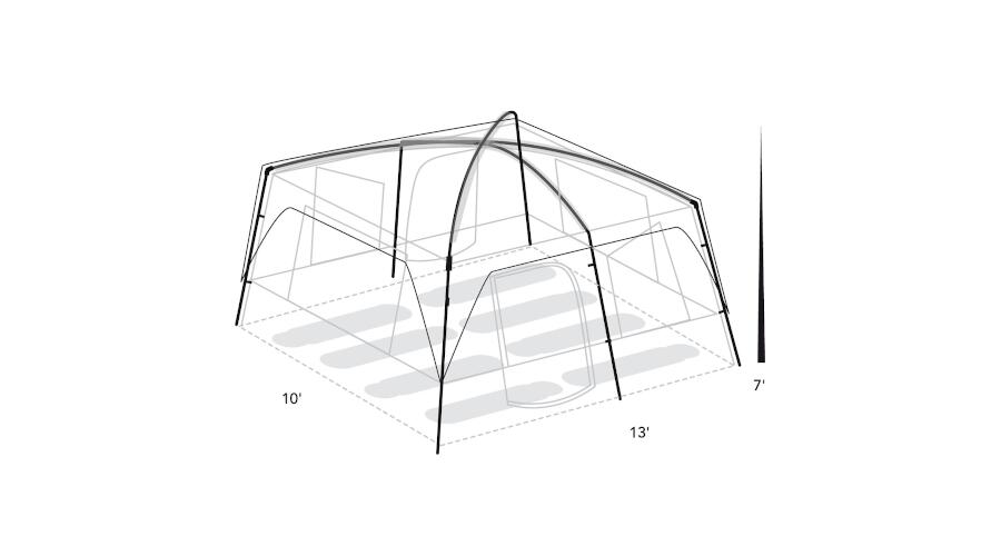 Dimensions of the on the Copper Canyon Two Room 8