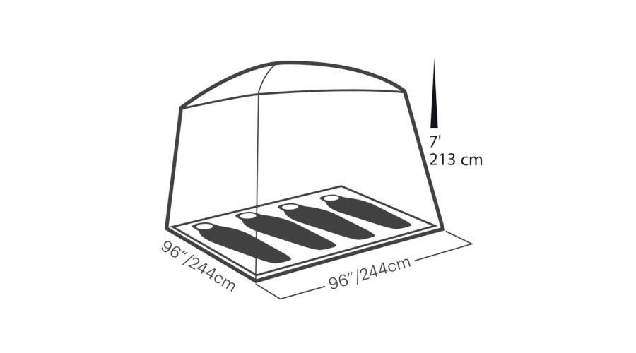 The Desert Canyon With the Dimensions of the