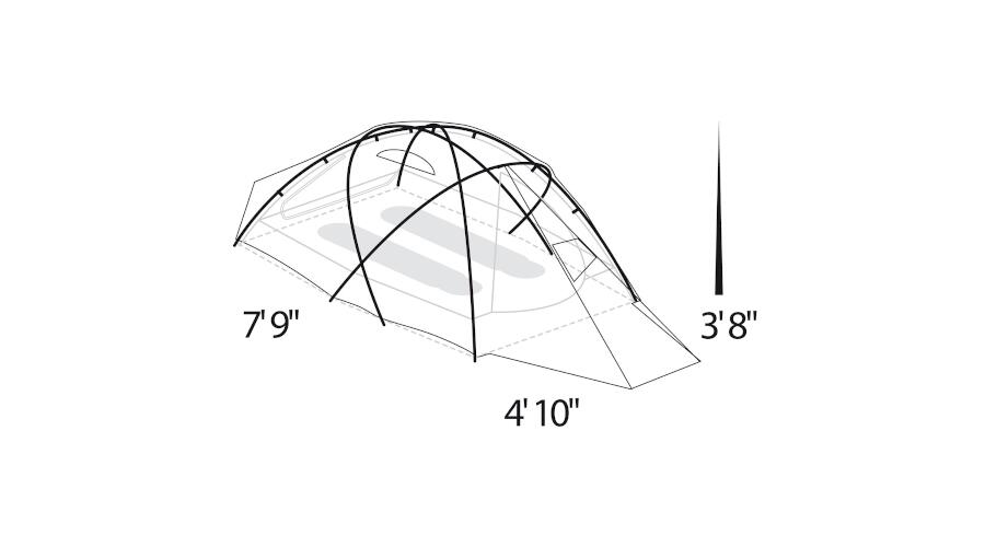 Dimensions of the on the High Camp 2