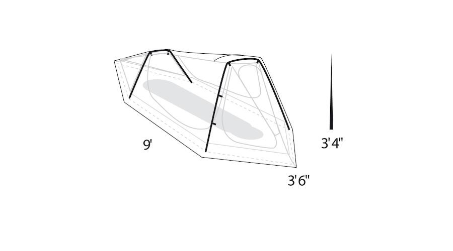 Dimensions of the on the Spitfire 1