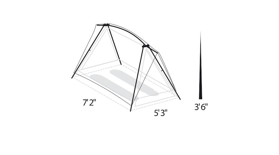 Dimensions of the on the Timberline 2