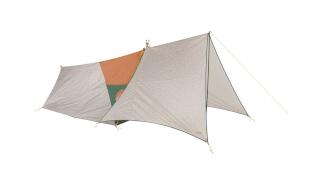 Rover Tent and Tarp Combo 2 with the fly open