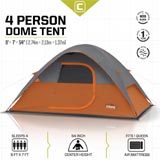 Core Equipment Dome 4 Dome Tent