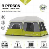 Core Equipment Instant Cabin 9 Cabin Tent