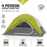 Core Equipment Instant Dome 4 Dome Tent