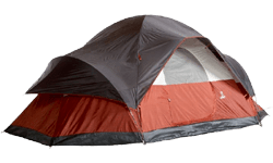 largest coleman tents section