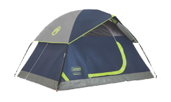top rated coleman tents section